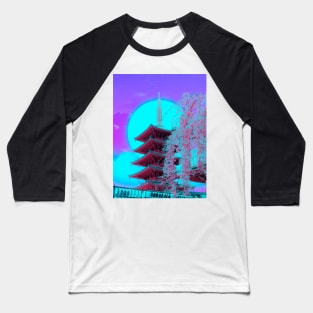 Neon Castle Baseball T-Shirt